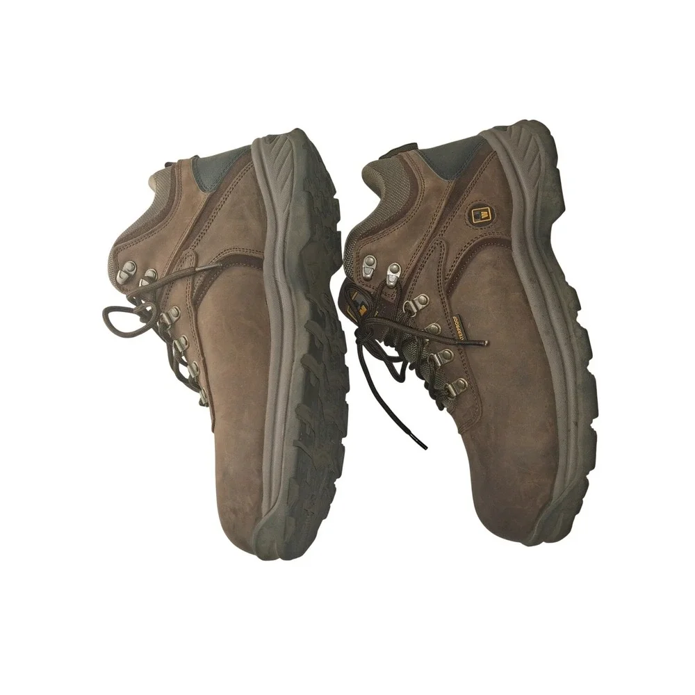 Work Master Mens Brown Leather Waterproof Hiking Work Boots SC-0812-FR Size 12M